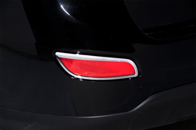 Chrome Fog Lamp Trim Overlays <br> 07-13 Hyundai Santa Fe
