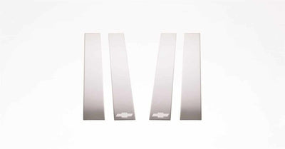 4pcs Stainless Steel Pillar Posts Classic <br> 07-14 Chevy Silverado, GMC Sierra 1500 2500 3500 HD