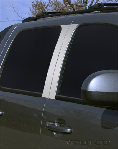 4pcs Stainless Steel Pillar Posts Classic <br> 07-13 Chevy Avalanche