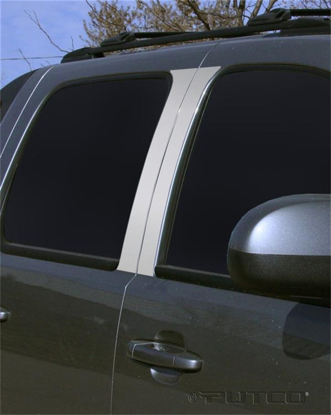 4pcs Stainless Steel Pillar Posts Classic <br> 07-13 Chevy Avalanche