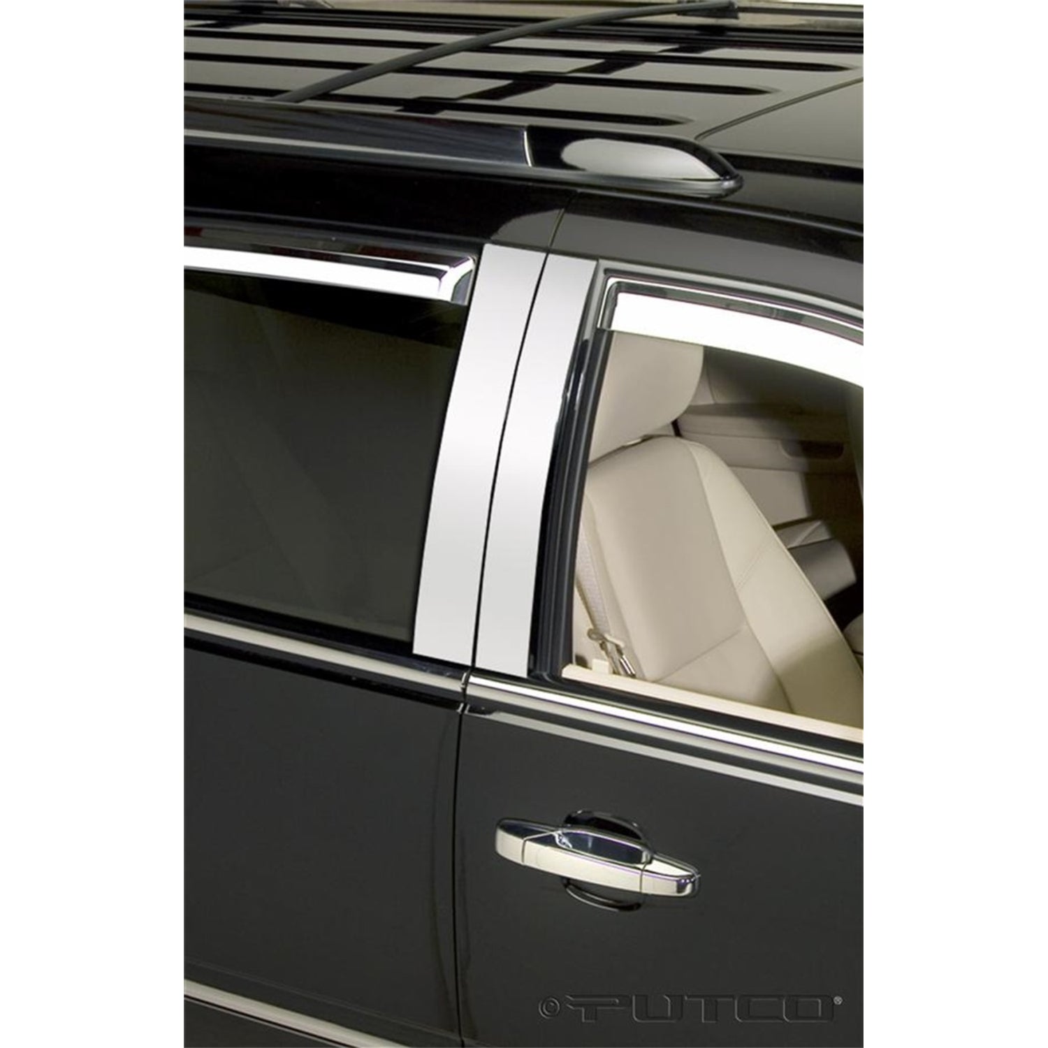 4pcs Stainless Steel Pillar Posts Classic <br> 07-14 Cadillac Escalade