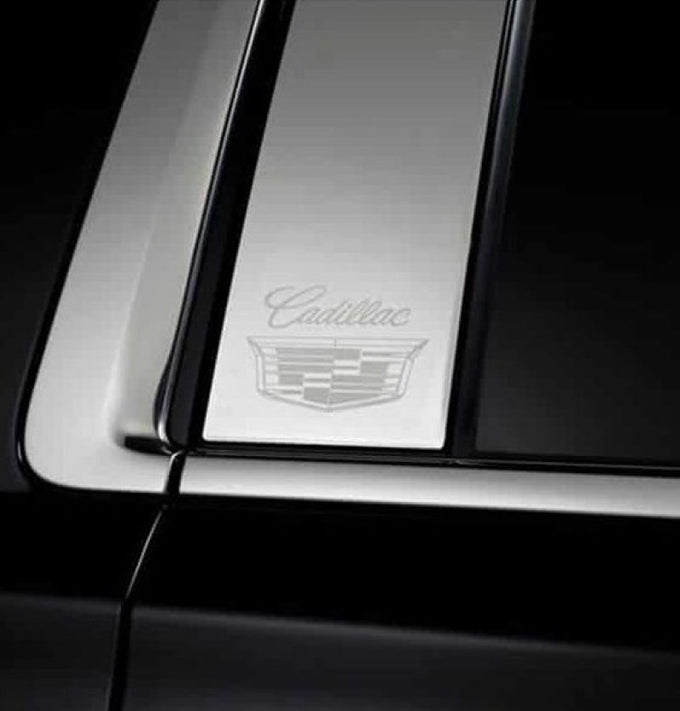 4pcs Stainless Steel Pillar Posts Classic <br> 07-14 Cadillac Escalade