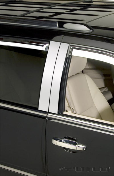 4pcs Stainless Steel Pillar Posts Classic <br> 07-14 Cadillac Escalade ESV EXT