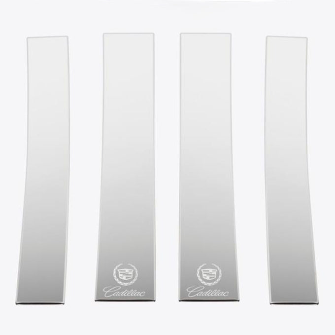 4pcs SS Pillar Posts <br> 07-14 Cadillac Escalade ESV EXT