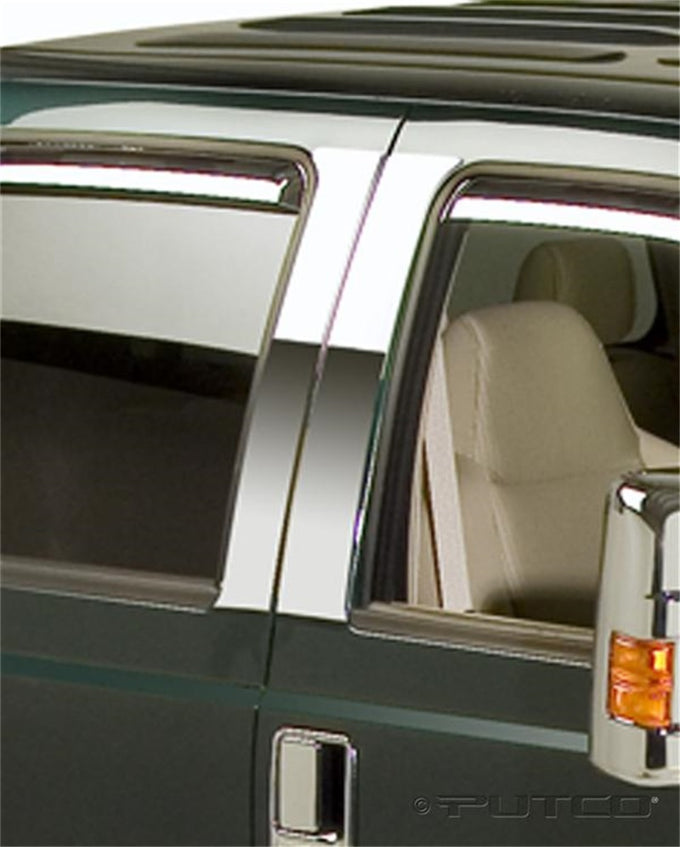 4pcs Stainless Steel Pillar Posts Classic <br> 08-16 Ford F-250 F-350 F-450 Super Duty