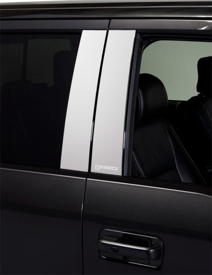 4pcs w/ FORD etching SS Pillar Posts Classic <br> 08-16 Ford F-250 F-350 F-450 Super Duty