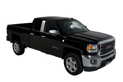 Fits Dbl Cab/Crew Cab SS Pillar Posts Classic <br> 14-19 Chevy Silverado, GMC Sierra 1500 2500 3500 HD