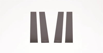 4pcs Black Platinum Pillar Posts <br> 14-19 Chevy Silverado 1500 2500 3500 HD