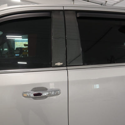 4pcs Black Platinum Pillar Posts <br> 14-19 Chevy Silverado 1500 2500 3500 HD