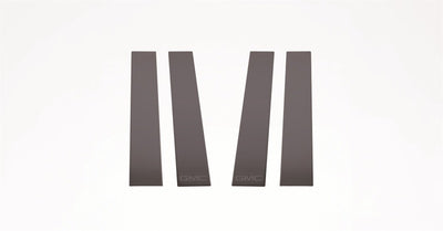 Black Platinum Pillar Posts <br> 14-19 GMC Sierra 1500 2500 3500 HD