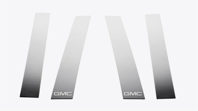 GMC Etching SS Pillar Posts <br> 19-25 GMC Sierra 1500