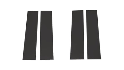 6pcs Black Platinum Pillar Posts Classic <br> 20-25 Chevy Silverado 2500 3500 HD