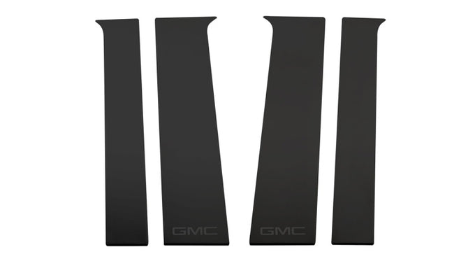 6pcs Black Platinum Pillar Posts <br> 20-25 GMC Sierra 3500 HD