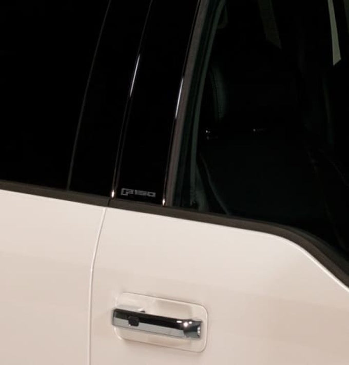 Black Platinum Pillar Posts Classic w/Keypad <br> 15-24 Ford F-150