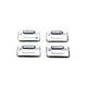 Door Handle Covers (4 Door) (Surrounds Only) <br> 06-08 Lincoln Mark LT