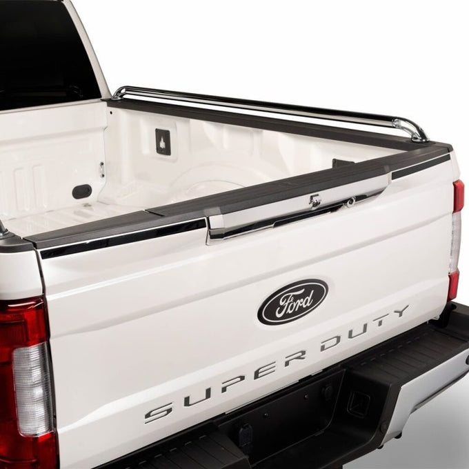 2pcs Black Platinum Upper Tailgate Accent <br> 17-19 Ford F-250 F-350