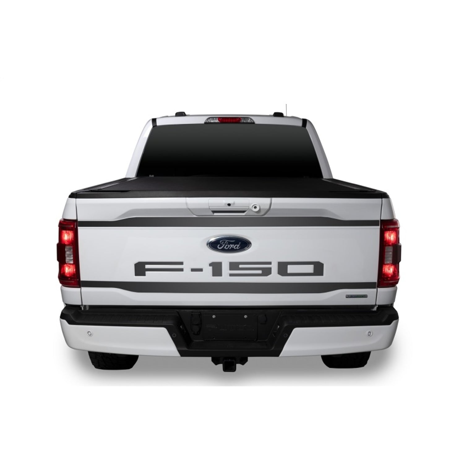 2pcs Black Platinum Upper/Lower Tailgate Accent <br> 21-24 Ford F-150