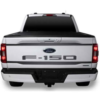 2pcs Black Platinum Upper/Lower Tailgate Accent <br> 21-24 Ford F-150