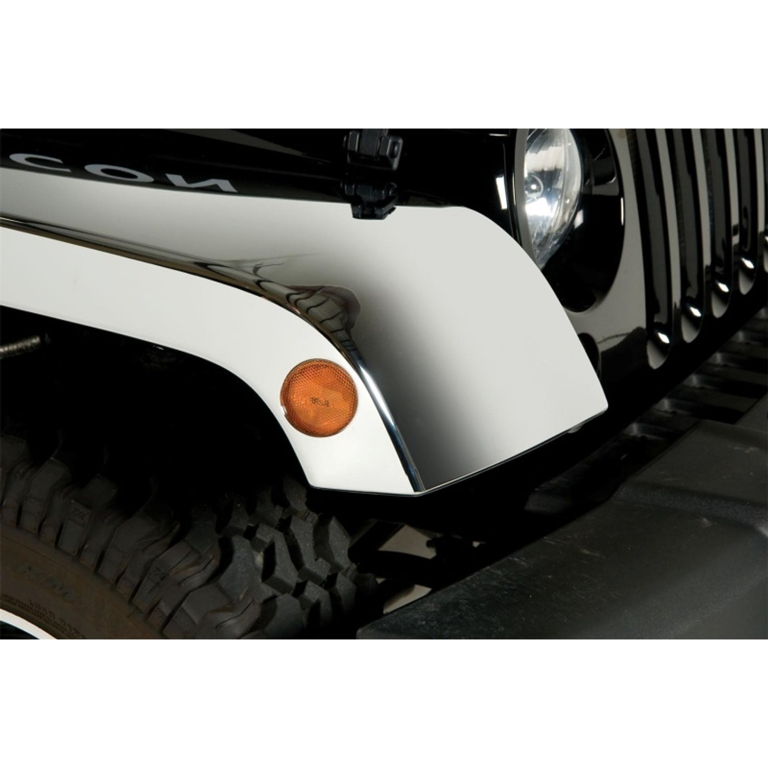Chrome ABS Fender Flares <br> 07-18 Jeep Wrangler