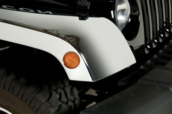 Chrome ABS Fender Flares <br> 07-18 Jeep Wrangler