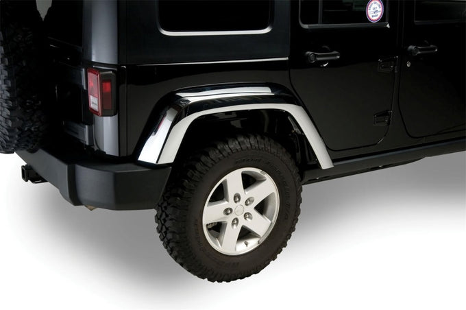 Chrome ABS Fender Flares <br> 07-18 Jeep Wrangler