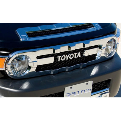 Chrome Trim Grille Covers <br> 07-14 Toyota FJ Cruiser