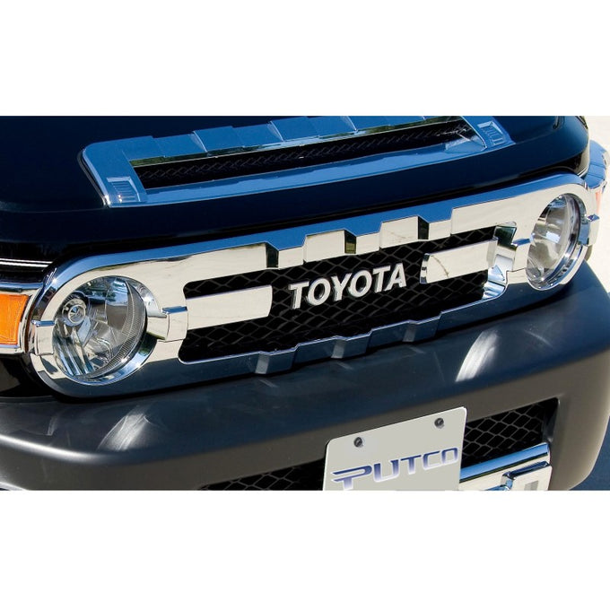 Chrome Trim Grille Covers <br> 07-14 Toyota FJ Cruiser