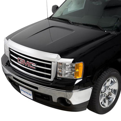 HD Element Chrome Hood Shields <br> 11-14 GMC Sierra 2500 3500