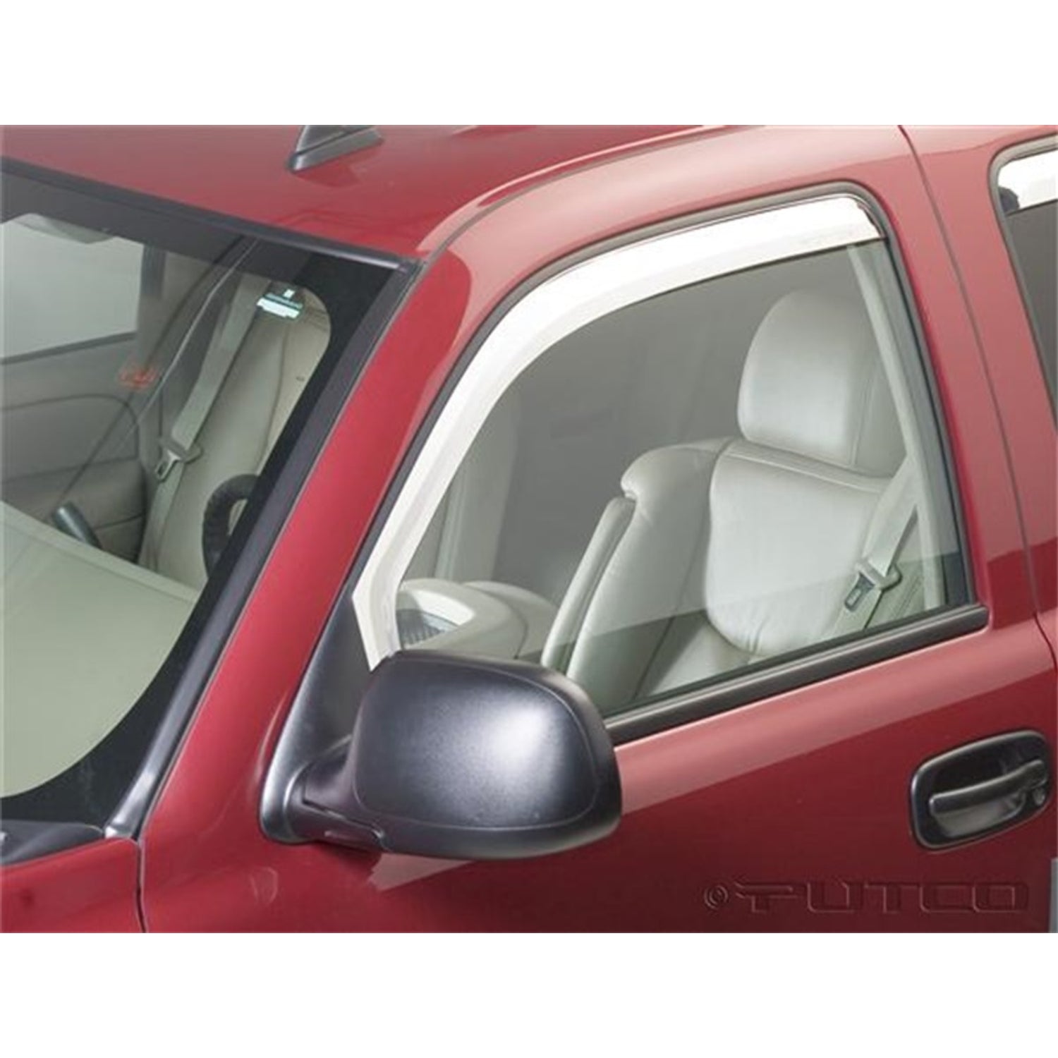 Element Chrome Window Visors (Front Only) <br> 99-07 Chevy Silverado, GMC Sierra 1500 2500 3500 HD