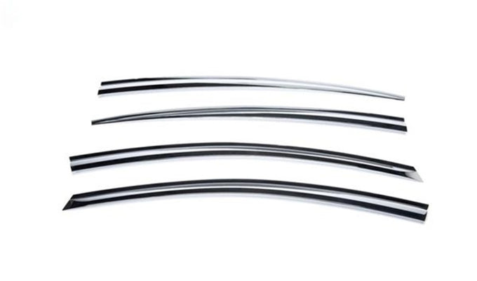 Element Chrome Window Visors <br> 14-17 Kia Forte