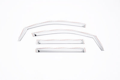 Set of 4 Element Chrome Window Visors <br> 15-20 Chevy Tahoe, GMC Yukon, Cadillac Escalade