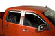 Set of 4 Element Chrome Window Visors <br> 07-14 Chevy Silverado, GMC Sierra 1500 2500 3500 HD