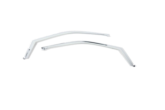 Front Element Chrome Window Visors <br> 17-22 Ford F-250 F-350 F-450 F-550 Super Duty
