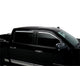 Set of 4 Element Chrome Window Visors <br> 17-22 Ford F-250 F-350 F-450 F-550 Super Duty