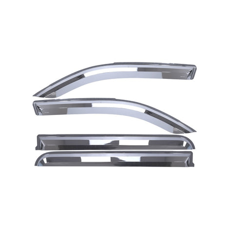 Set of 4 Element Chrome Window Visors(Set of 4) <br> 19-25 Ram 1500
