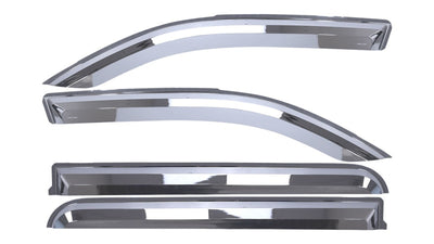 Set of 4 Element Chrome Window Visors <br> 19-25 Ram 1500