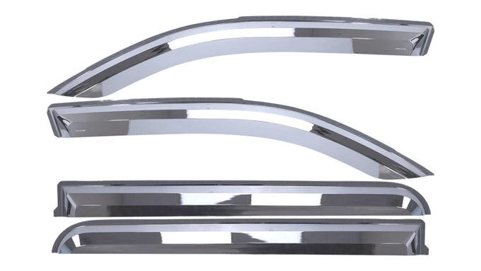Set of 4 Element Chrome Window Visors <br> 19-25 Ram 1500