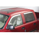 Set of 4 Element Chrome Window Visors <br> 09-25 Dodge Ram 1500 2500 3500