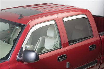 Set of 4 Element Chrome Window Visors <br> 09-25 Dodge Ram 1500 2500 3500