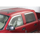 Set of 4 Element Chrome Window Visors <br> 09-24 Dodge Ram 1500