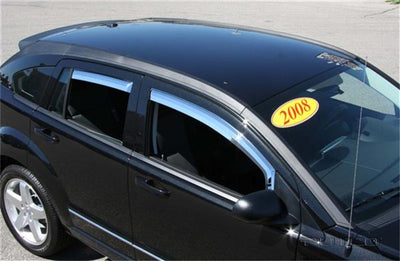 Element Chrome Window Visors <br> 07-12 Dodge Caliber