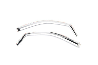Element Chrome Window Visors (Front Only) <br> 99-16 Ford F-250 F-350 F-450 Super Duty