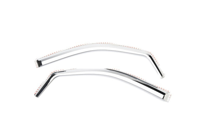 Element Chrome Window Visors (Front Only) <br> 99-16 Ford F-250 F-350 F-450 Super Duty
