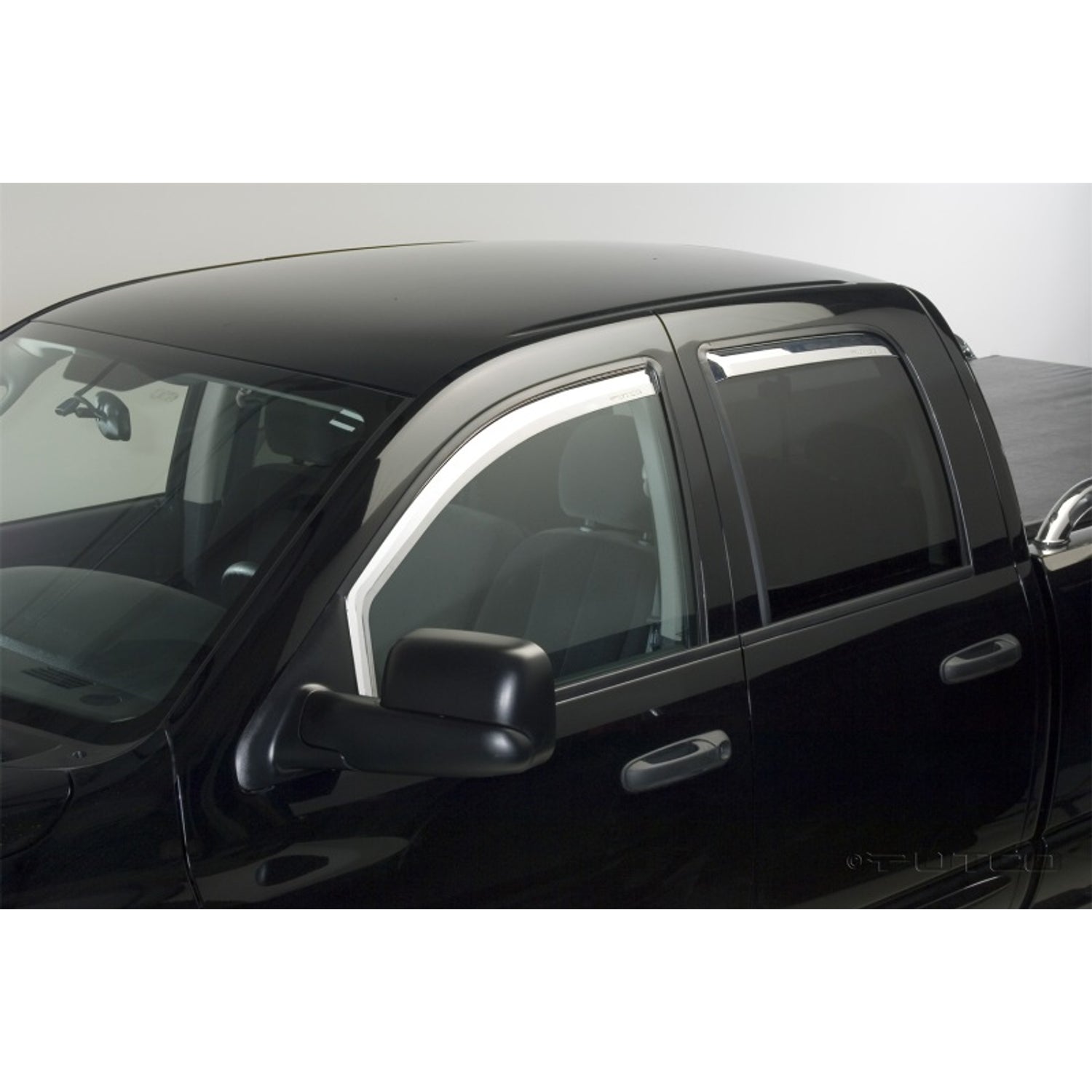Fronts Element Chrome Window Visors <br> 14-19 Chevy/GMC Silverado Sierra 1500 2500 3500 HD