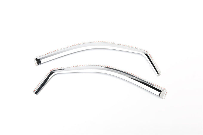 Set of 4 Element Chrome Window Visors <br> 19-25 Chevy Silverado, GMC Sierra 1500 2500 3500 HD