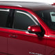 Set of 4 Element Chrome Window Visors <br> 19-25 Chevy Silverado, GMC Sierra 1500 2500 3500 HD