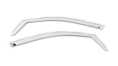 Element Chrome Window Visors (Front Only) <br> 19-25 Chevy Silverado, GMC Sierra 1500 2500 3500 HD