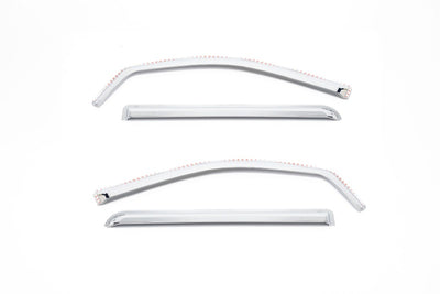 Element Chrome Window Visors <br> 14-19 Chevy Silverado, GMC Sierra 1500 2500 3500 HD