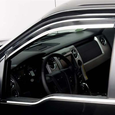 Element Chrome Window Visors <br> 14-19 Chevy Silverado, GMC Sierra 1500 2500 3500 HD