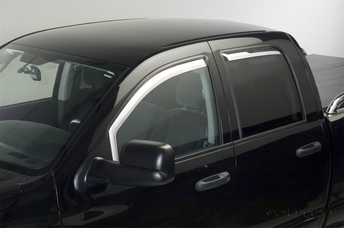 Element Chrome Window Visors(Set of 2) Front Only <br> 16-24 Nissan TITAN